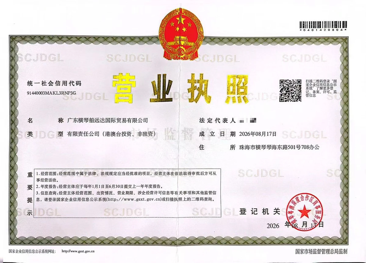 Business license thumbnail