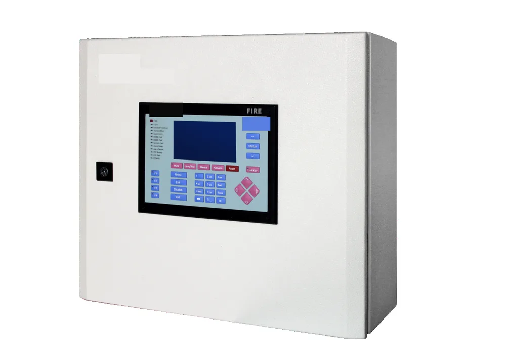 Addressable fire alarm controller with LCD and keypad